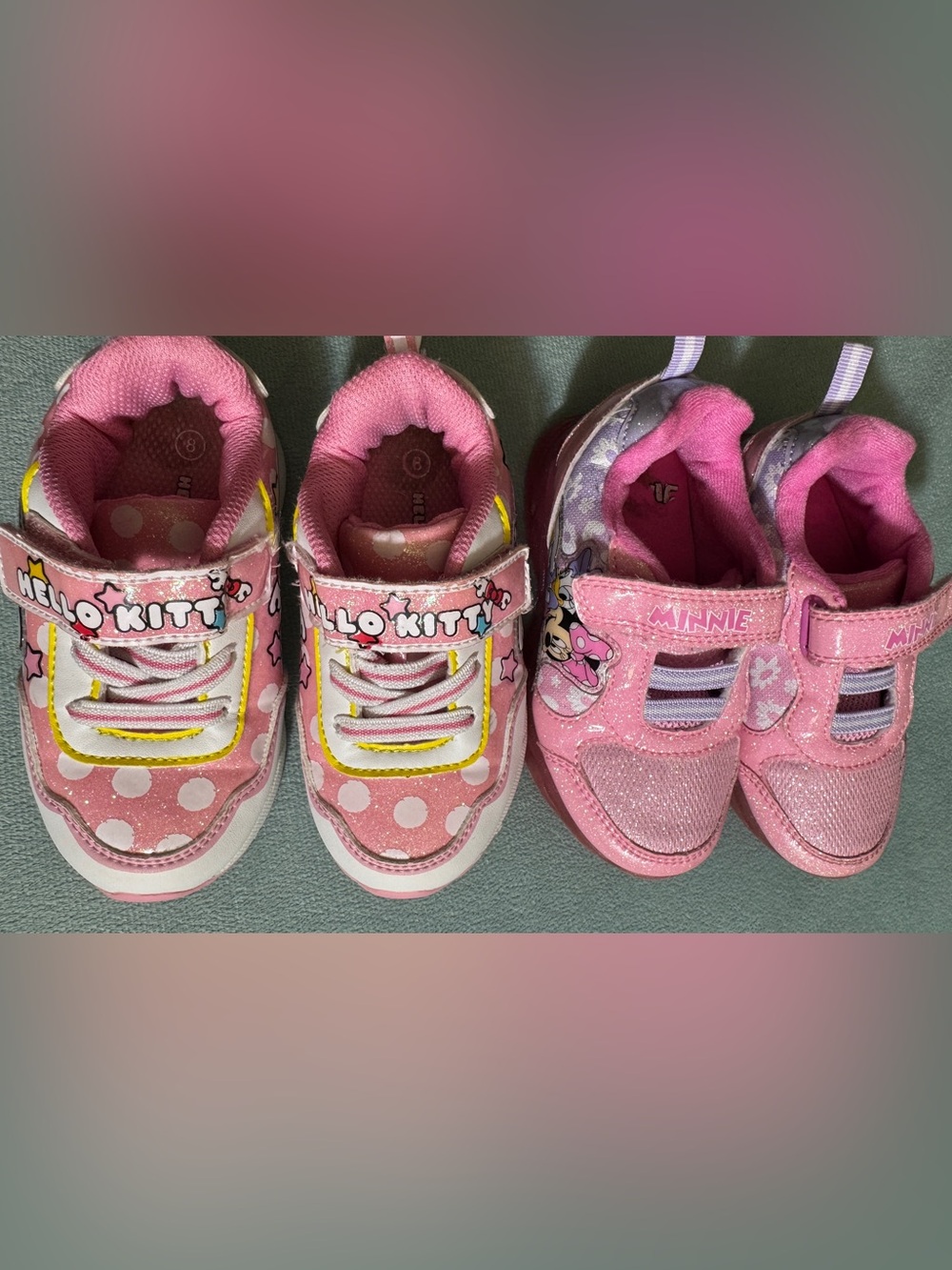 Light-Up Character Sneakers for Toddler Girls - Size 8